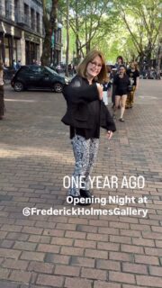 One year ago today, Familiar Elements: Visible and Invisible opened at Frederick Holmes and Company Gallery in Seattle, WA.

That night stays with me—the work installed throughout the gallery, the conversations, the sense of it all coming together. I was fortunate to share the exhibition with my friend, colleague, and fellow FH&CO artist, Elise Wagner, and to have been represented by the gallery for 12 years.

By the end of 2025, Fred Holmes retired and closed the gallery after 12½ years of directing this celebrated gallery presenting thoughtfully curated exhibitions alongside live jazz performances in Seattle’s Pioneer Square.

Thank you Fred  for your steady vision, your generosity, and for creating something that supported so many artists over the years. Wishing you a beautiful next chapter.